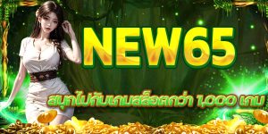 NEW65 สนุกไปกับเกมสล็อตกว่า 1,000 เกม